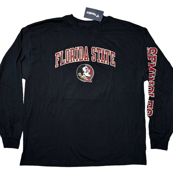 NWT Fanatics Florida State Seminoles Graphic Long Sleeve T-Shirt Black Men’s 2XL - Picture 1 of 7